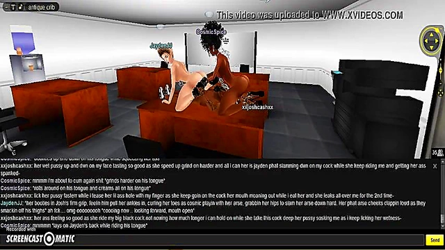 Cosmic 3D Hentai 3-Sum Adventure With Game IMVU Characters