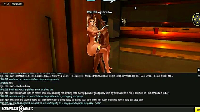 3D Hentai Game Porn – R3al Shower Scene With Animated IMVU Characters