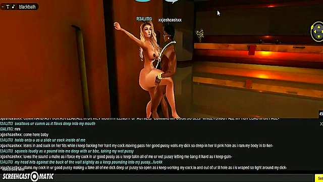 3D Hentai Game Porn – R3al Shower Scene With Animated IMVU Characters