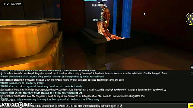 3D Hentai Game Porn – R3al Shower Scene With Animated IMVU Characters