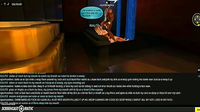 3D Hentai Game Porn – R3al Shower Scene With Animated IMVU Characters