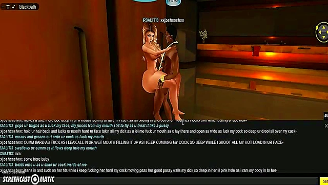 3D Hentai Game Porn – R3al Shower Scene With Animated IMVU Characters