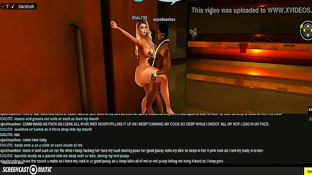 3D Hentai Game Porn – R3al Shower Scene With Animated IMVU Characters