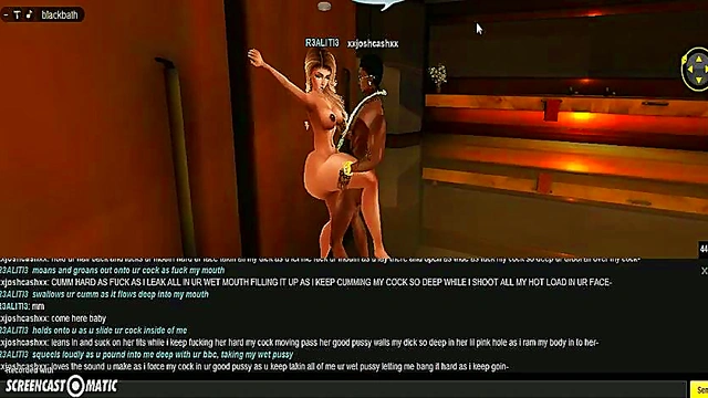 3D Hentai Game Porn – R3al Shower Scene With Animated IMVU Characters