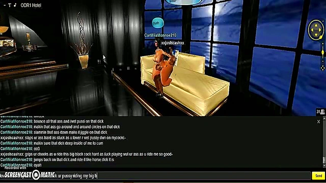 Carmiia Gold Seduces in 3D Room for Hot Anime Porn Action