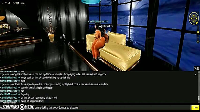 Carmiia Gold Seduces in 3D Room for Hot Anime Porn Action