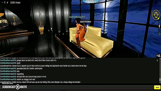 Carmiia Gold Seduces in 3D Room for Hot Anime Porn Action