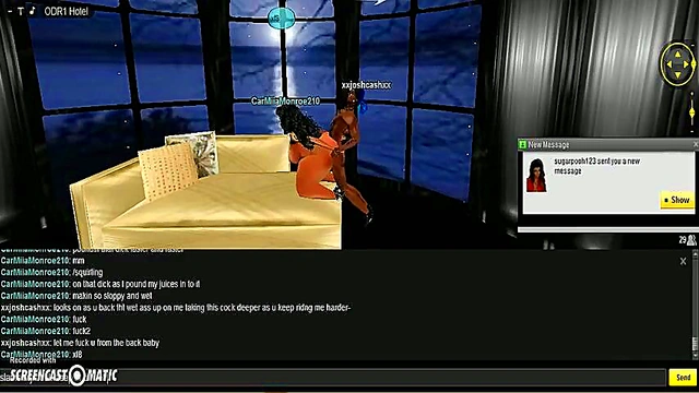 Carmiia Gold Seduces in 3D Room for Hot Anime Porn Action