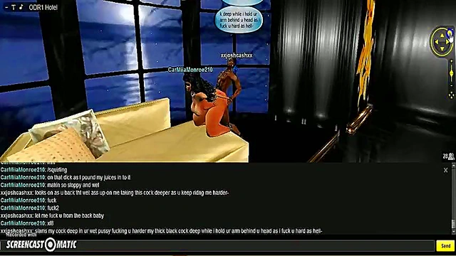 Carmiia Gold Seduces in 3D Room for Hot Anime Porn Action