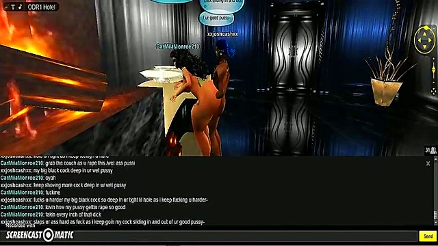 Carmiia Gold Seduces in 3D Room for Hot Anime Porn Action