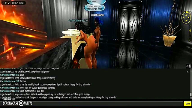 Carmiia Gold Seduces in 3D Room for Hot Anime Porn Action