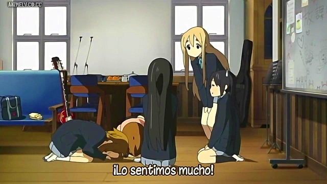 K-ON Anime Girls Rock Out With Sexy Music Performance