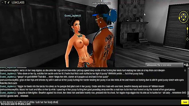 3D Hentai Game Animation – IMVU Porn Adventure With Busty Anime Girls