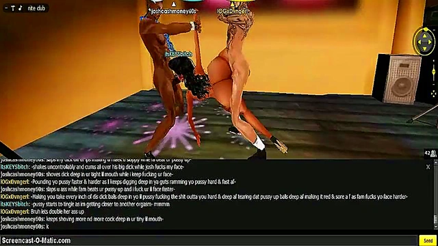 3D Hentai Cartoon Game Gangbang – IMVU Style Animated Orgy