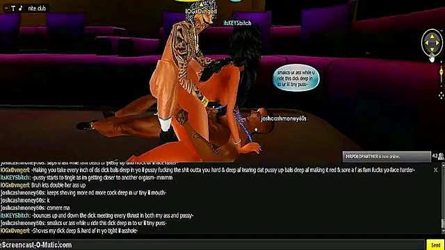 3D Hentai Cartoon Game Gangbang – IMVU Style Animated Orgy