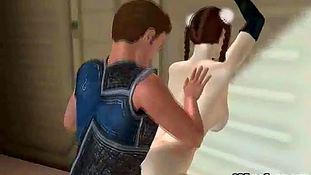 Foxy 3D Brunette Babe Gets Fucked Hardcore On Spaceship