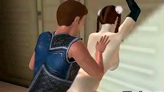 Foxy 3D Brunette Babe Gets Fucked Hardcore On Spaceship