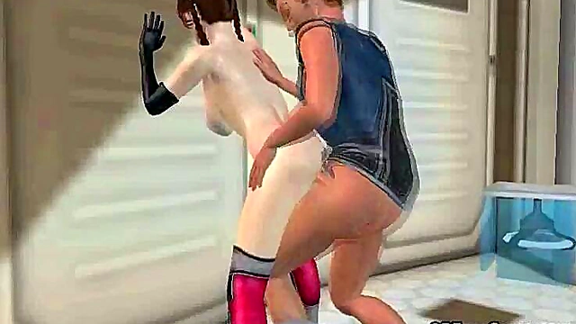 Foxy 3D Brunette Babe Gets Fucked Hardcore On Spaceship