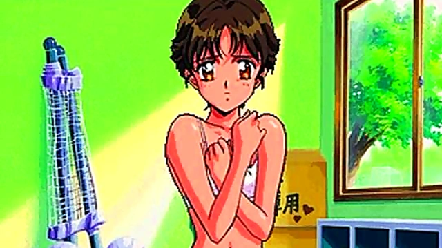 Retro Anime Game Romance – Hot Hentai Couple Enjoy Intense 8-Minute Session