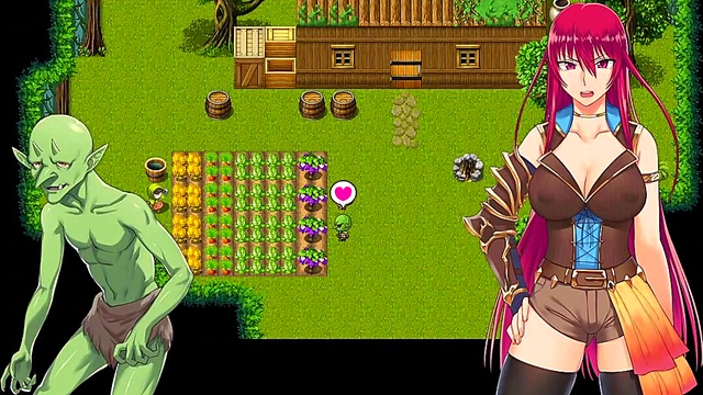 Makina Fucks Goblin in Hot Hentai Game Scene