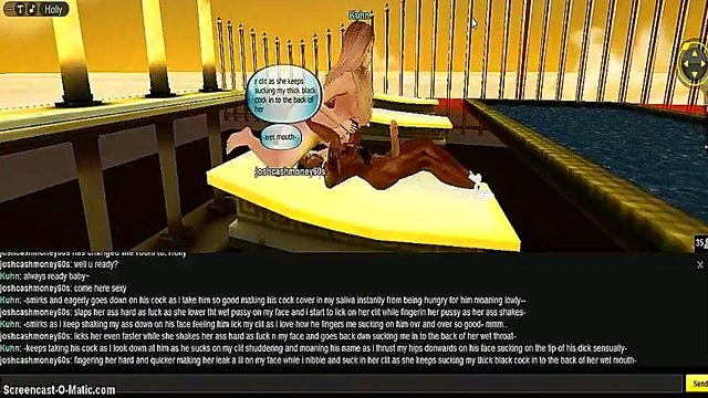 Greek Kuhn Takes 3D Hentai Dick In Steamy IMVU Game Animation