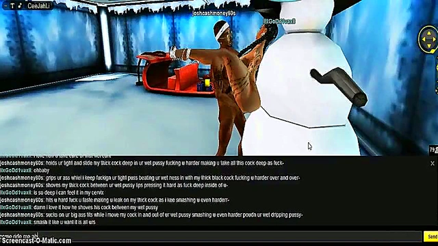 3D Anime Diva X-Mas Porn Adventure With Game IMVU Action