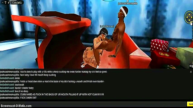 3D Anime Diva X-Mas Porn Adventure With Game IMVU Action