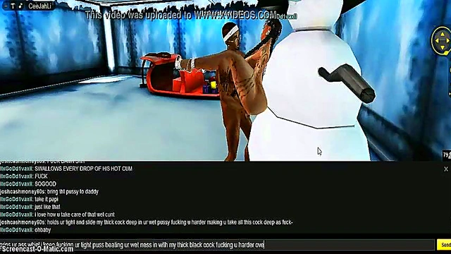 3D Anime Diva X-Mas Porn Adventure With Game IMVU Action