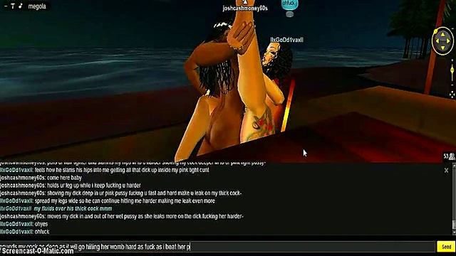 3D Diva Beach Porn – Animated Game IMVU Sex Session