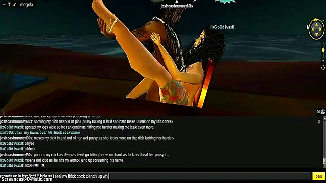 3D Diva Beach Porn – Animated Game IMVU Sex Session
