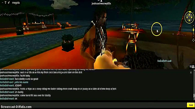 3D Diva Beach Porn – Animated Game IMVU Sex Session