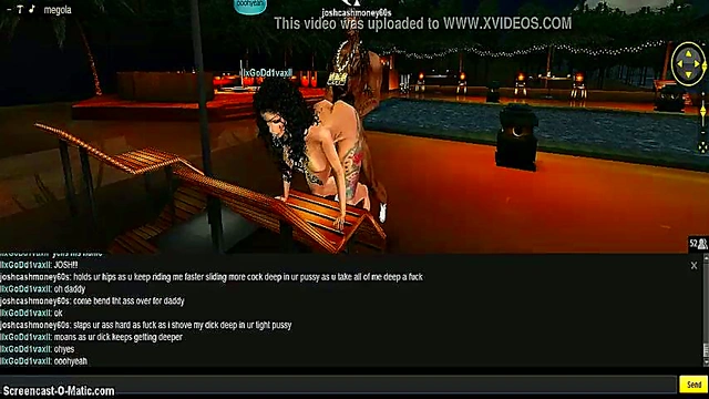 3D Diva Beach Porn – Animated Game IMVU Sex Session