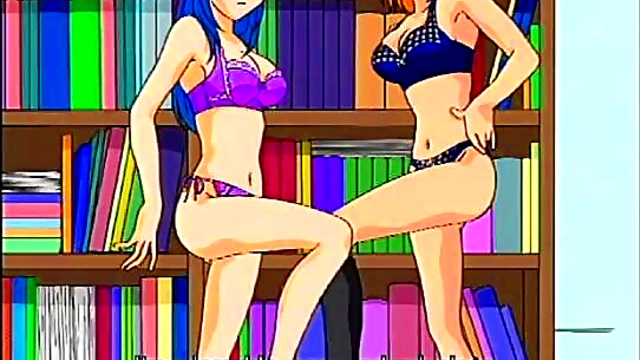 Naughty Anime Girls Seduce With Hardcore Blowjob & Bondage Fetish Fun