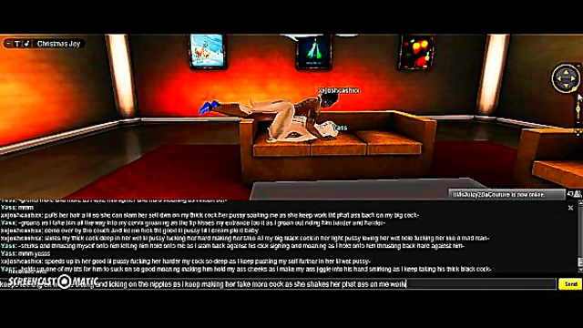 YASS X-MAS – 3D Anime Babe Seduces You in Festive Holiday Porn Adventure