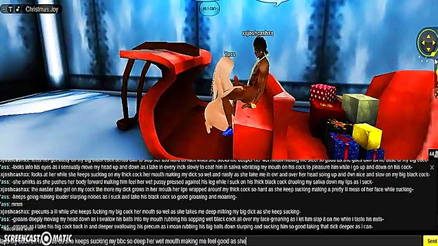 YASS X-MAS – 3D Anime Babe Seduces You in Festive Holiday Porn Adventure