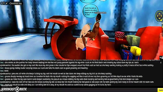 YASS X-MAS – 3D Anime Babe Seduces You in Festive Holiday Porn Adventure