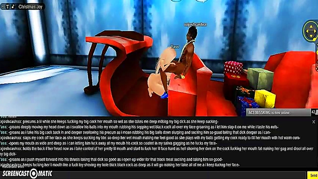 YASS X-MAS – 3D Anime Babe Seduces You in Festive Holiday Porn Adventure