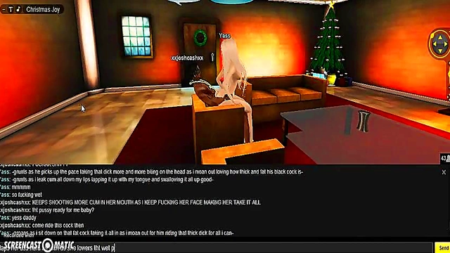 YASS X-MAS – 3D Anime Babe Seduces You in Festive Holiday Porn Adventure