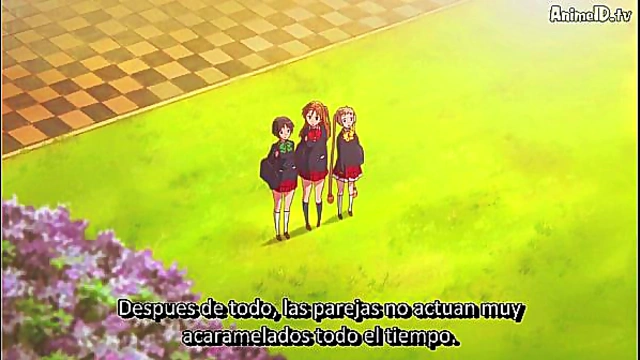 Romantic Chuunibyou Anime Couple Engage in Steamy Love Scene