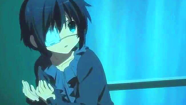 Romantic Chuunibyou Anime Couple Engage in Steamy Love Scene