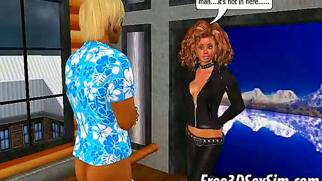 Hot 3D Anime Babe Gets Fucked Hard By Huge Dick In Intense Blowjob Session