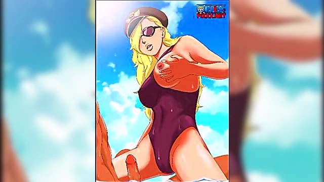 Hentai One Piece – Boa & Nami Take Turns Pleasing Robin In Steamy Anime Sex Scene