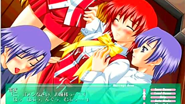 Horny Eroge Couple Engages in Steamy Hentai Sex Session