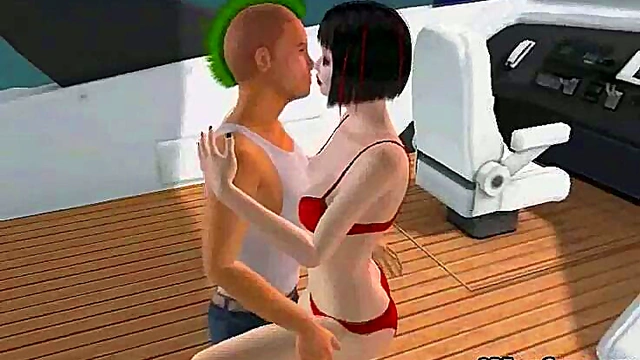 Foxy Brunette Honey Gets Fucked Hardcore On A Boat Outdoors