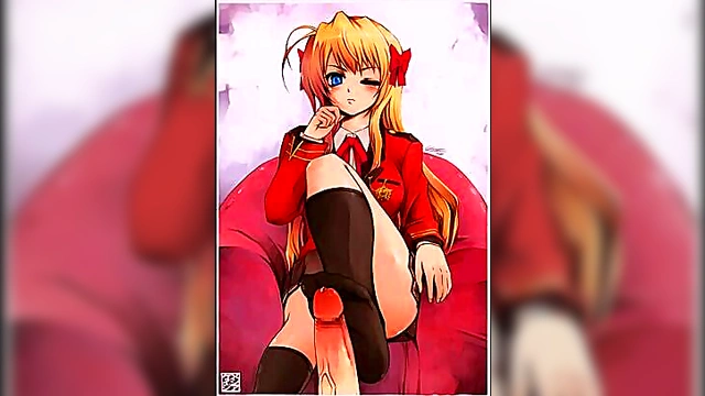 Femdom Anime Goddess Dominates Submissive Slave With Seductive Power Play