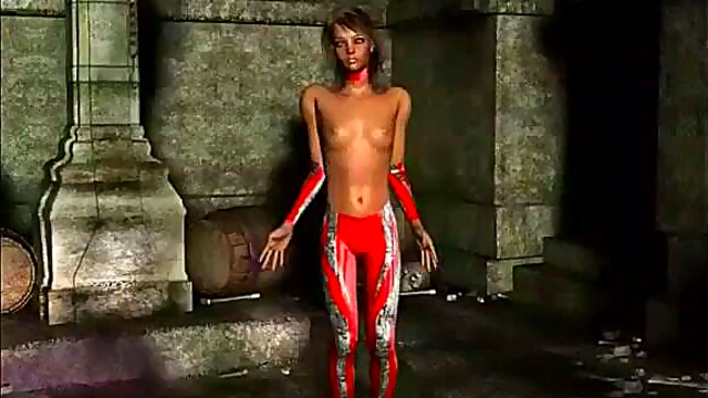 Virtual Stripper With Big Tits Dances & Gives Hardcore Blowjob Anime Style