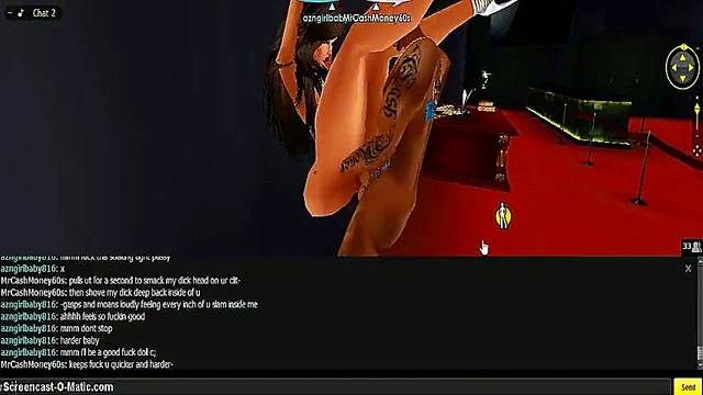 3D Cartoon Anime Chick Gets Fucked In Hot IMVU Game Session