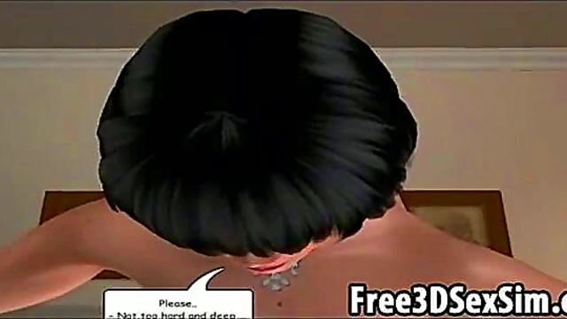 Busty 3D Cartoon Babe Gets Fucked Deep & Hard For Hardcore Pleasure