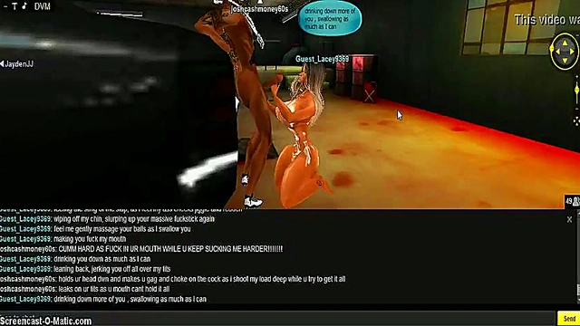 Lacey DMV Rides 3D Anime Dick In Surreal IMVU Porn Game Adventures