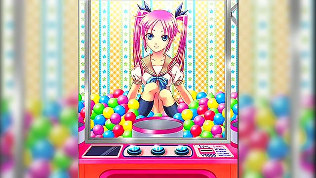 Japanese Love Doll Caught in Anime Game Action